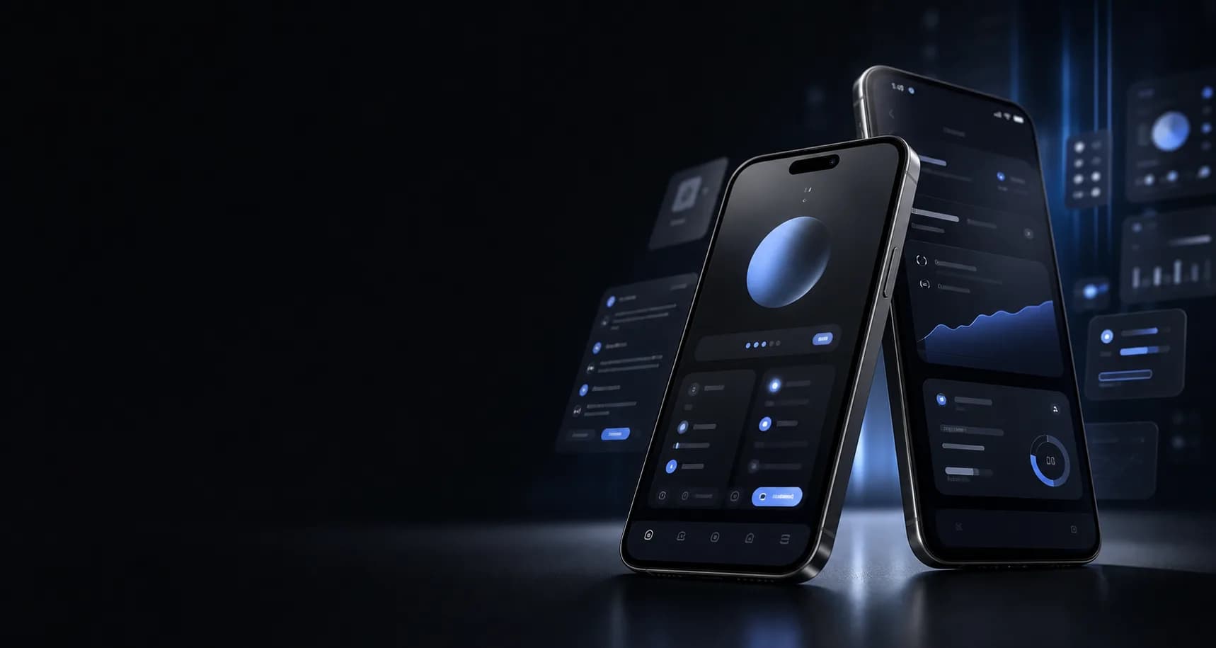 Modern mobile devices displaying refined cross-platform application interfaces